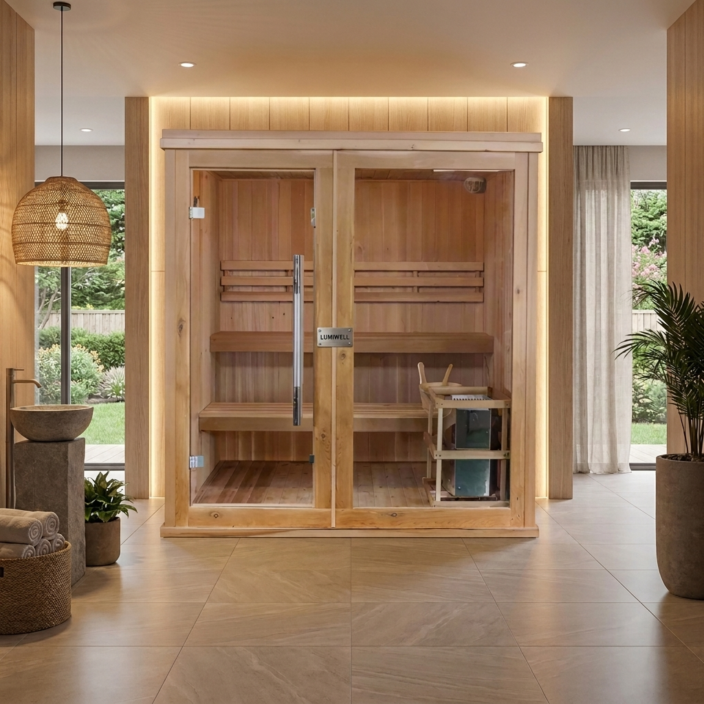 LumiWell 4-Persoons Sauna Cabine