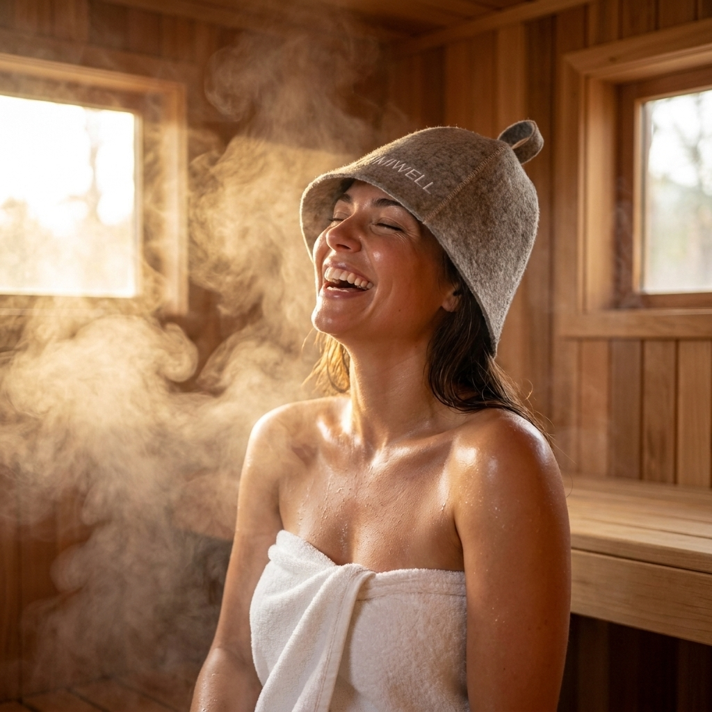 LumiWell Sauna Muts - Lifestyle